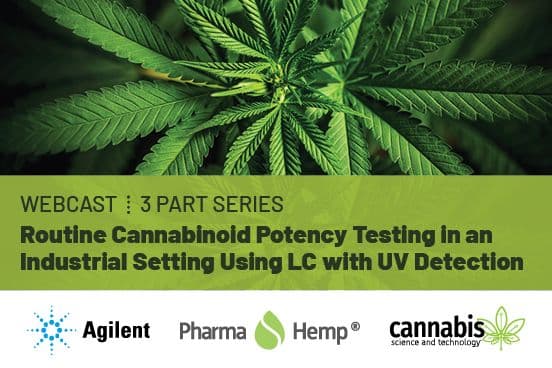 Routine Cannabinoid Potency Testing in an Industrial Setting Using LC with UV Detection